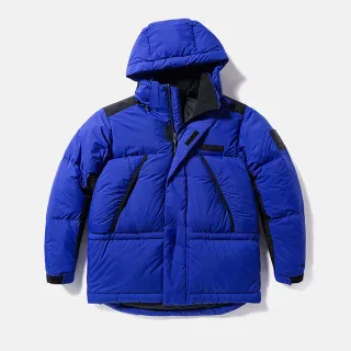 【Timberland】男款亮藍色防潑水再生羽絨派克大衣(A2N68G58)