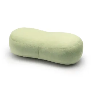 【MUJI 無印良品】柔軟多用途靠枕/迷你/萊姆綠 49×22×15cm