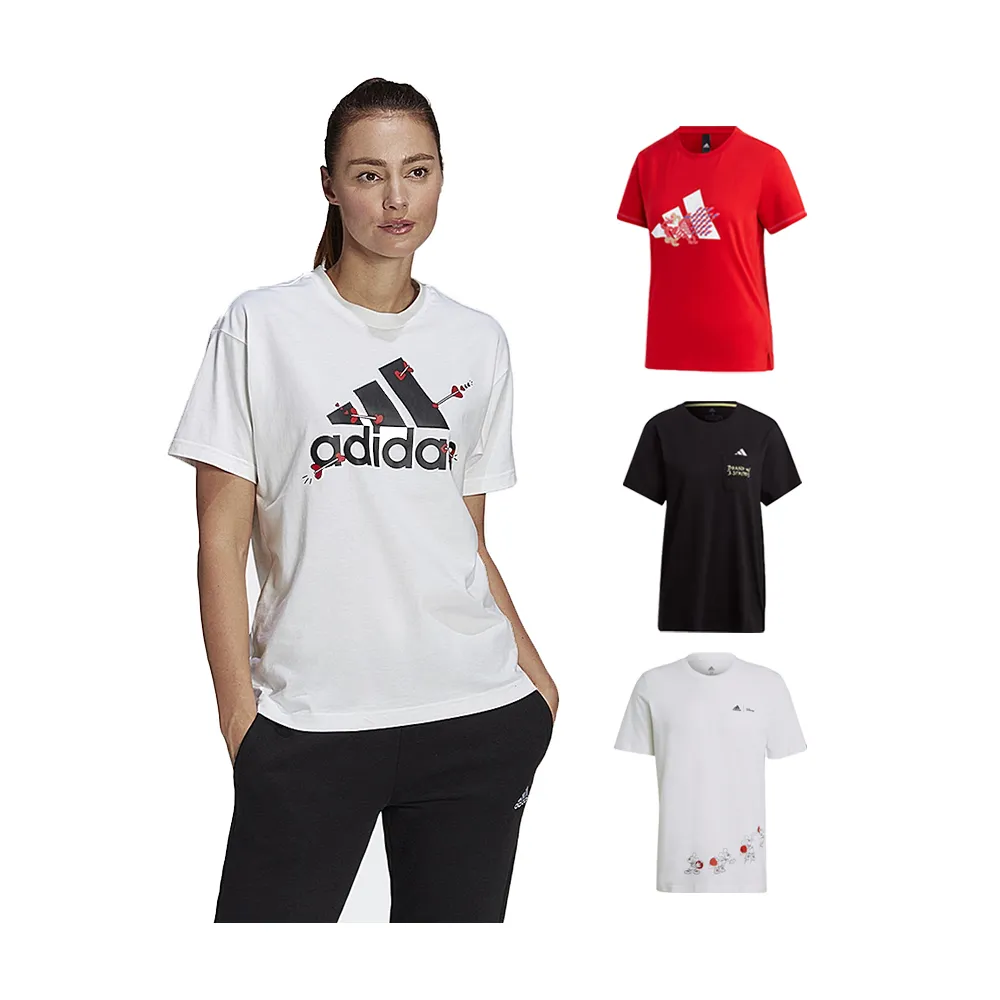 【adidas 愛迪達】運動服 短袖 T恤 男上衣 女上衣 多款(H13478&GP0706&GJ6533&H17922)