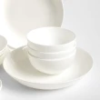 【HOLA】可微波/洗碗機 緻白骨瓷16件餐具組