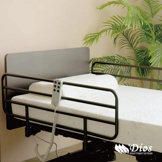 【迪奧斯】居家照護 三馬達電動床 單人床-D95醫療級乳膠床墊10cm厚(M260型旭日床 - 電動居家照護床)