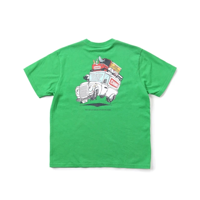 CHUMS CHUMS 休閒 Go Outdoor Pocket T-Shirt短袖上衣 綠色(CH012348M001)