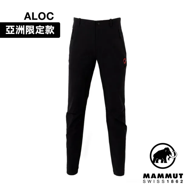 【Mammut 長毛象】Trekkers 3.0 SO Pants AF Men Classic SMU經典款健行防潑水長褲 黑色 男款 #1021-00413