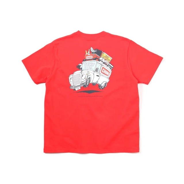 CHUMS CHUMS 休閒 Go Outdoor Pocket T-Shirt短袖上衣 紅色(CH012348R001)