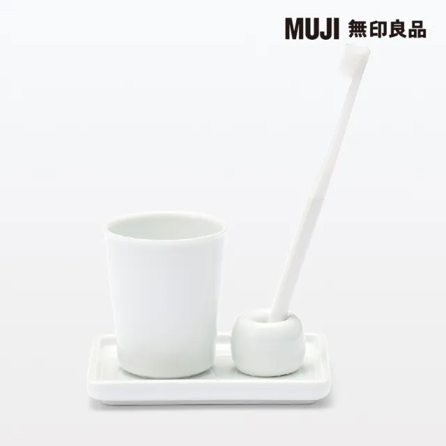 【MUJI 無印良品】白磁漱口杯 約直徑6.8x高8cm 約160ml