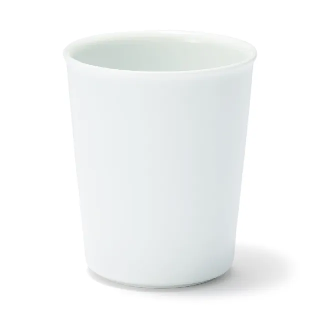 【MUJI 無印良品】白磁漱口杯 約直徑6.8x高8cm 約180ml