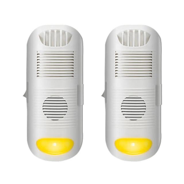 【Digimax】DP-3D6 強效型負離子空氣清淨機2入(中和異味 驅蚊黃光小夜燈)