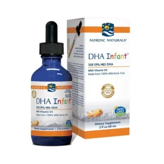 【NORDIC NATURALS 北歐天然】嬰兒液體魚肝油 60ml(含DHA 美國孕婦協會官方唯一推薦)