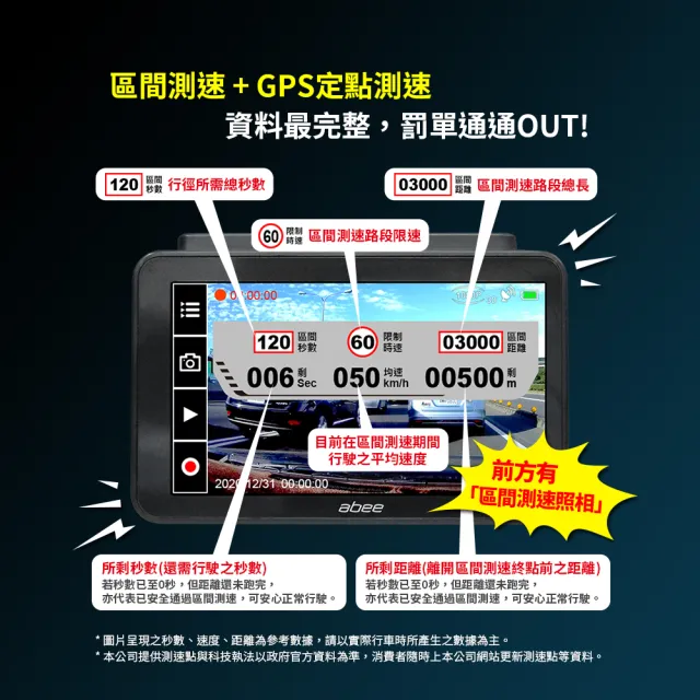 【Abee 快譯通】V91GH GPS行車紀錄器 雙鏡頭 4K高畫質 WIFI SONY感光 科技執法(行車記錄器 贈128Ｇ記憶卡)