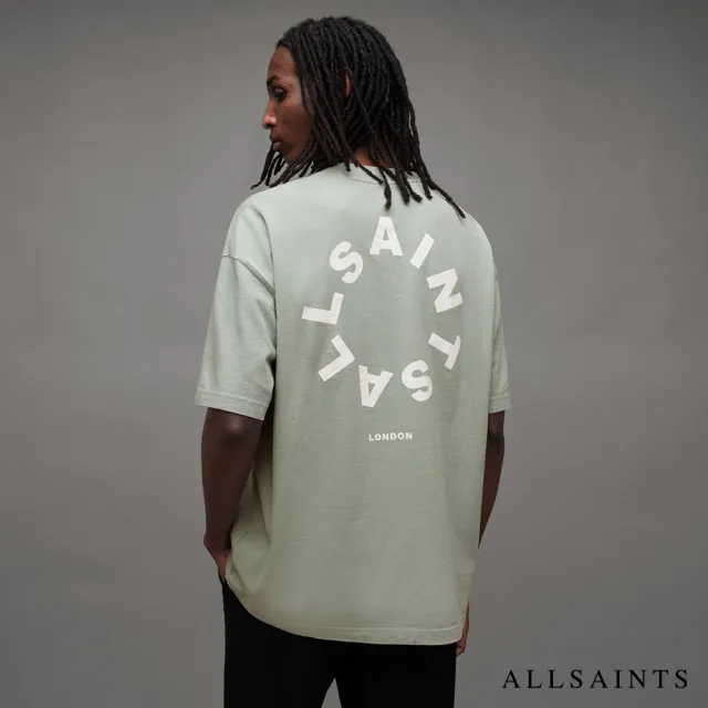 【ALLSAINTS】TIERRA 純棉寬鬆LOGO短袖T恤 MG294Y(寬鬆版型)