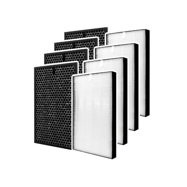 【蟎著媽】濾網4套優惠組(適用 夏普 SHARP FU-J50T-W FZ-M50HFE FZ-M50DFE 空氣清淨機)