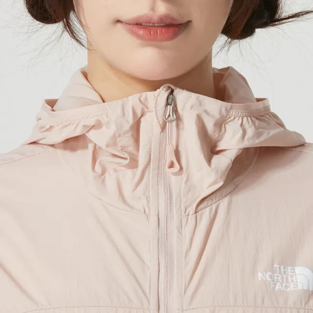 【The North Face】外套 女款 運動外套 風衣外套 W SUN CHASE WIND JACKET 粉 NF0A87V0LK6