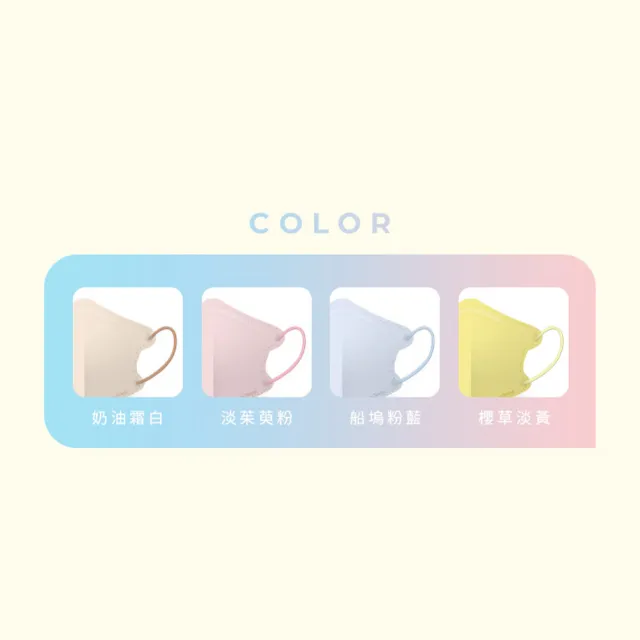 【JIUJIU 親親】醫用3D立體口罩紗色系列兒童款任選3盒(20片/盒)