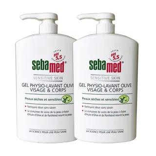 【SEBAMED】橄欖潔膚露1000ml 兩入組(大容量超值組合 平行輸入)