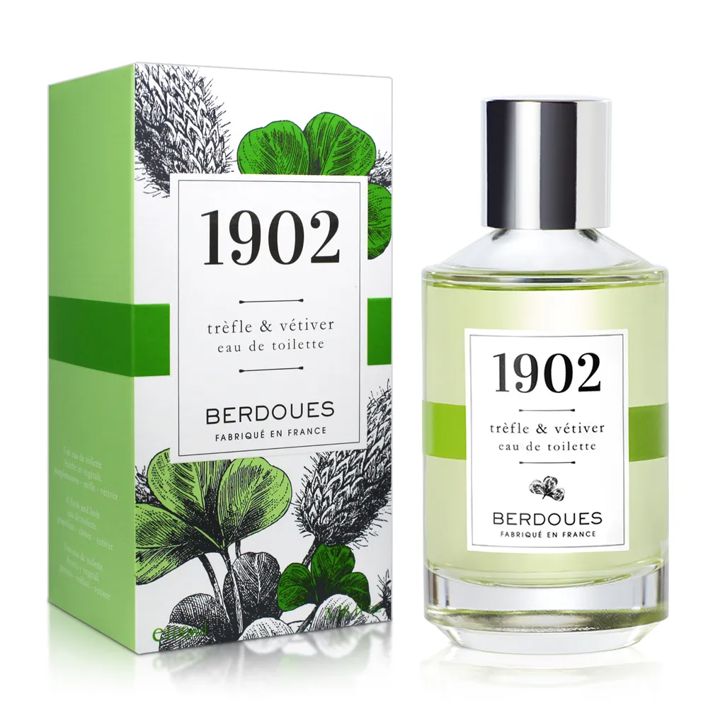 【Berdoues 1902】摩登雅致 三葉草&香根草淡香水100ml(專櫃公司貨)