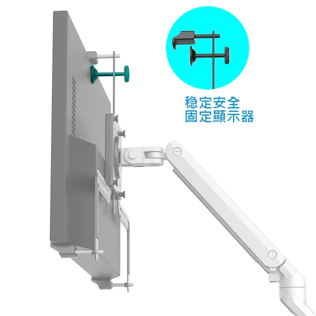 【Ermutek】加強版通用VESA無孔營幕支架套件(A2)