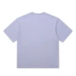 【Dickies】男女款宇宙藍紫色純棉胸前品牌大Logo印花休閒短袖T恤｜DK012905H18
