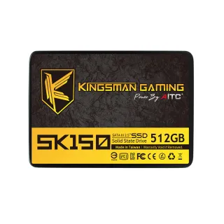 【AITC 艾格】KINGSMAN SK150_512GB SATAIII SSD 固態硬碟(讀：560M/寫：500M)