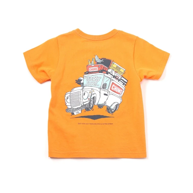 CHUMS CHUMS 休閒 童Kids Go Outdoor Pocket T-Shirt短袖上衣 橘色(CH211310D001)