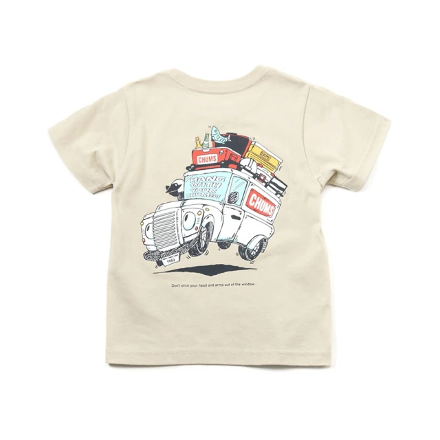 CHUMS CHUMS 休閒 童Kids Go Outdoor Pocket T-Shirt短袖上衣 米灰色(CH211310G057)