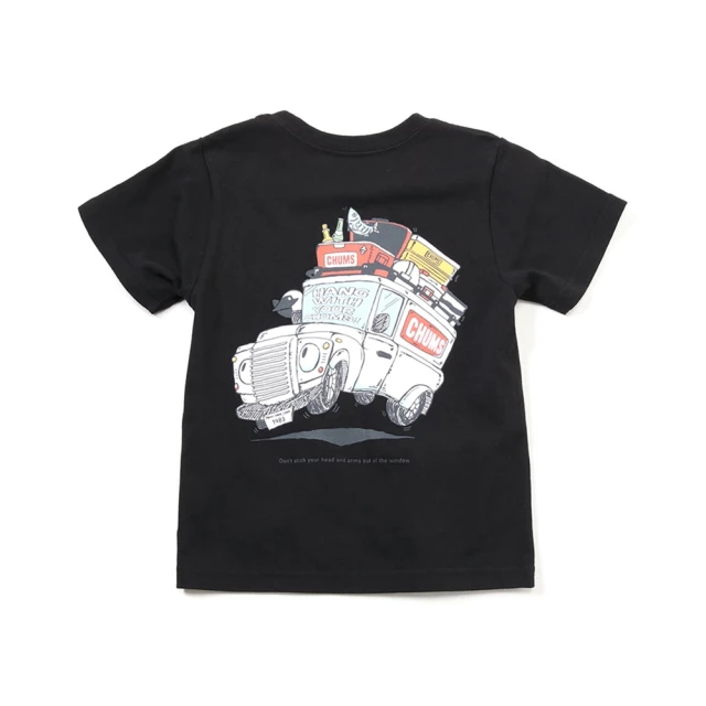 CHUMS CHUMS 休閒 童Kids Go Outdoor Pocket T-Shirt短袖上衣 黑色(CH211310K001)