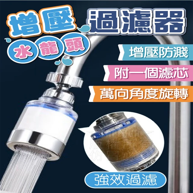 Nick Shop 增壓防濺水龍頭過濾器(水龍頭濾水器 淨水器 起泡器 濾水頭 增壓水龍頭)