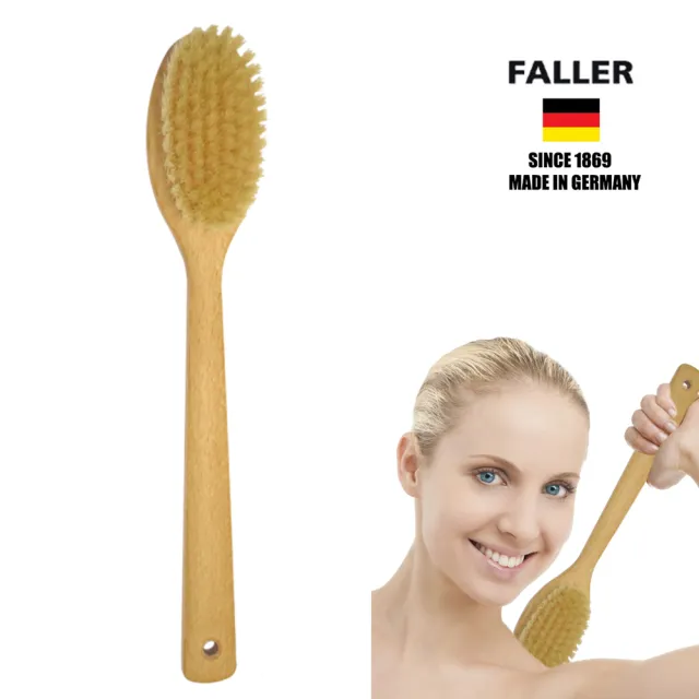 【FALLER 芙樂】德國製白豚鬃微SPA筋膜放鬆沐浴刷(厚刷/沐浴按摩美容//10週年慶)（其他規格）
