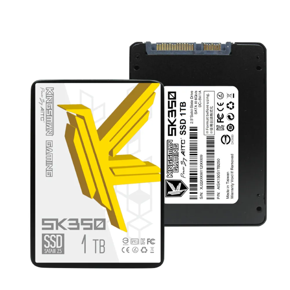 【AITC 艾格】KINGSMAN SK350_1TB SATAIII SSD 固態硬碟(讀：560M/寫：520M)
