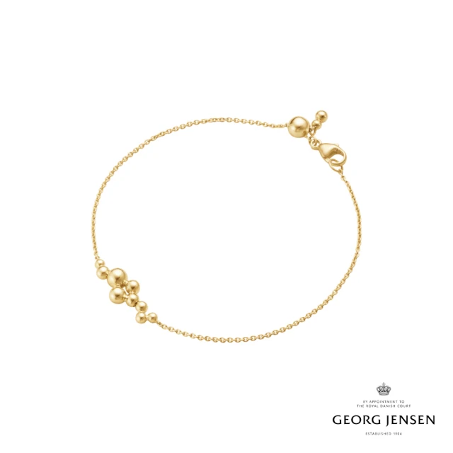 【Georg Jensen 官方旗艦店】MOONLIGHT GRAPES 鏈式手鏈(18K黃金 手鏈)