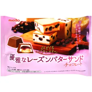 【Meito 名糖】葡萄乾奶油風味洋果子(124g)