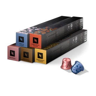 【Nespresso】Original訂製咖啡時光50顆咖啡膠囊(5條/盒;僅適用於Nespresso Original系列膠囊咖啡機)