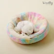 【WOOLLY】歐若拉圓形寵物睡墊-L款
