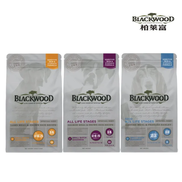 【BLACKWOOD 柏萊富】天然寵糧 功能性全齡犬糧 15lb/6.8kg(狗糧、狗飼料)