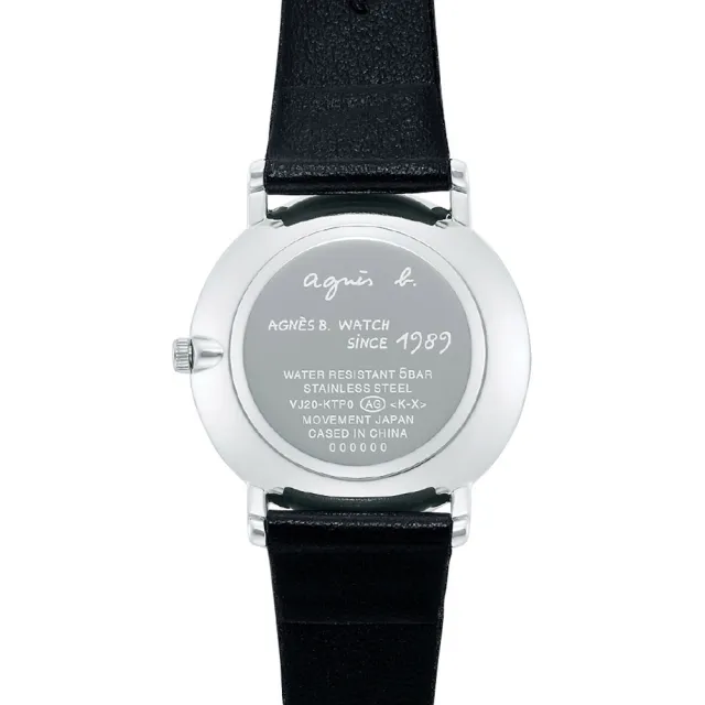【agnes b.】35周年特別版 夜光蜥蜴中性手錶-33.8mm(BJ5024X1/VJ20-KVP0Z)