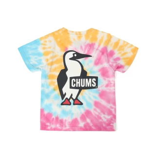 【CHUMS】CHUMS 休閒 童Kids Booby Logo T-Shirt短袖上衣 Tie-Dye SPR(CH211282Z077)