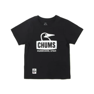 【CHUMS】CHUMS 休閒 童Kids Booby Face T-Shirt短袖上衣 黑/白(CH211281K004)