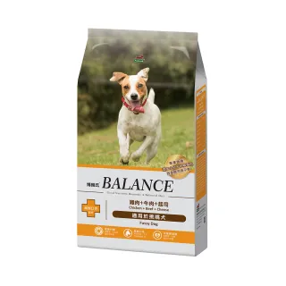 【Balance 博朗氏】挑嘴犬1.8kg*6包雞肉牛肉起司(狗飼料 狗乾糧 犬糧)
