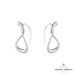 【Georg Jensen 官方旗艦店】MERCY 箍圈式耳環 小號(純銀 耳環)