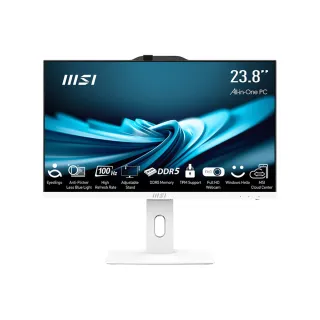 【MSI 微星】24型i7二十核液晶特仕電腦(PRO AP242P 14M-626TW-SP2/i7-14700/32G/1TB SSD/W11P)