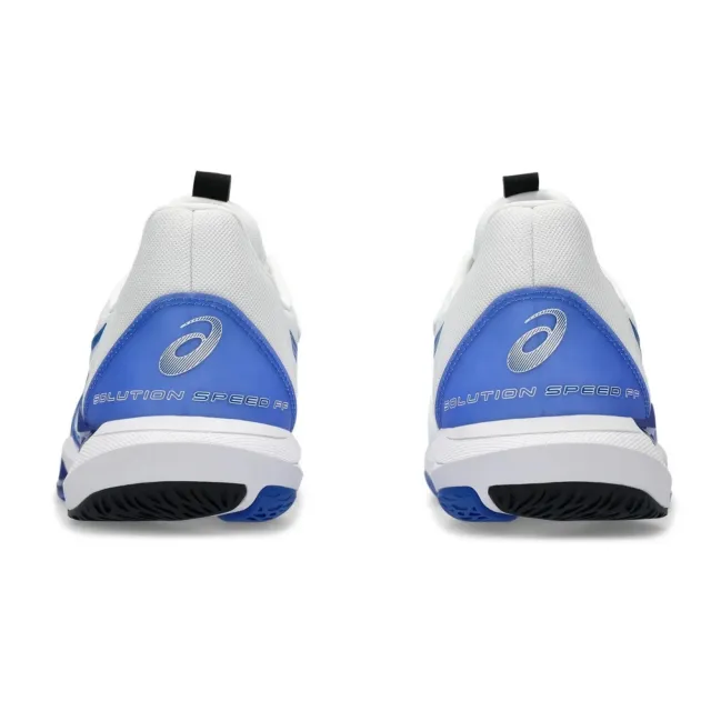 【asics 亞瑟士】SOLUTION SPEED FF 3 男款 網球鞋 一般楦(1041A438-100 白藍 法網配色 速度全場型)