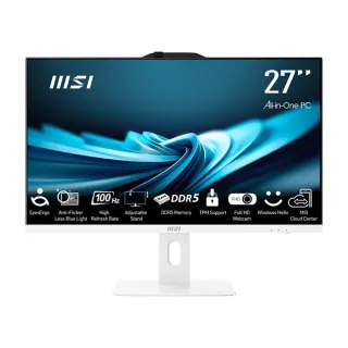 【MSI 微星】27型i5十核液晶特仕電腦(PRO AP272P 13MA-478TW-SP1/i5-13400/16G/512G SSD/W11P)