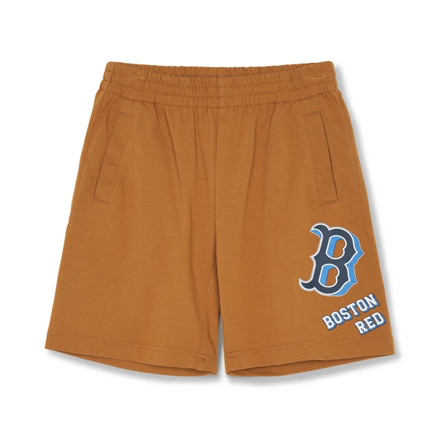 MLBMLB 童裝 運動短褲 Monogram系列 波士頓紅襪隊(7ASPMT143-43CAS)