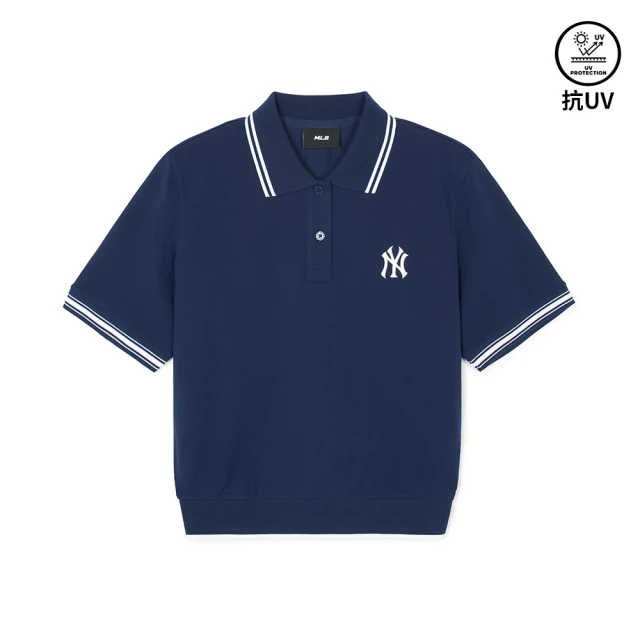 MLB 女版短袖Polo衫 紐約洋基隊(3FPQB0243-50NYS)