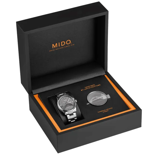 【MIDO 美度】MULTIFORT 先鋒系列 限量款 雪梨港灣大橋 機械腕錶/42mm 送禮推薦 禮物(M0054301106181)