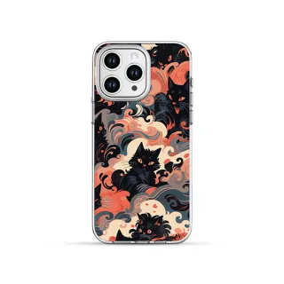 【grantclassic】Inficase 無限殼能 iPhone 15系列 鈦堅強設計款手機殼-黑貓魔法變 #CAS00187(官方品牌館)