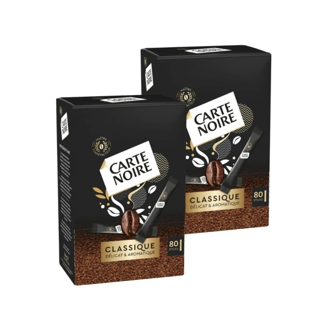 Carte Noire 特級深烘焙即溶黑咖啡80條(4入組)