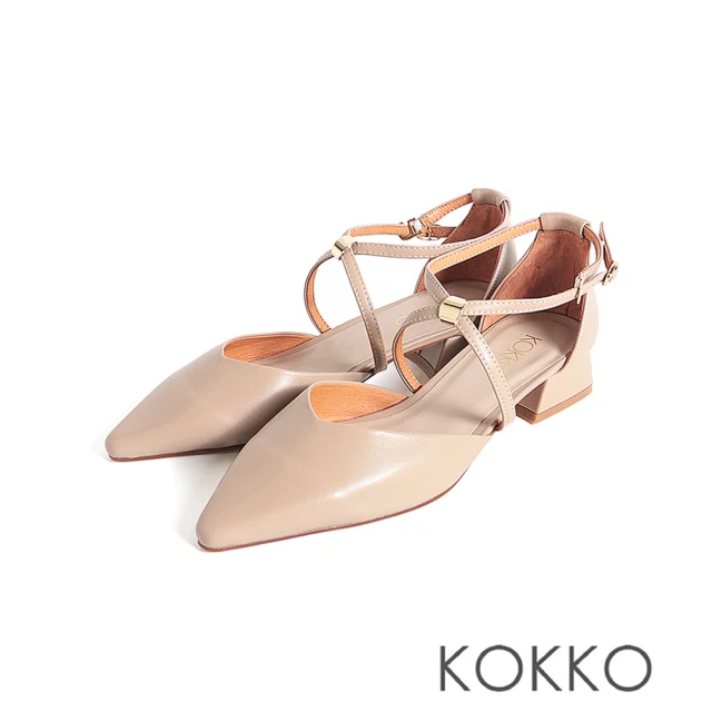 KOKKO 集團 精緻閃亮水鑽細高跟鞋(白色)評價推薦