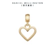 【Daniel Wellington】DW 串飾 Charms 密語系列閃耀愛心吊墜-鏤空金屬-兩色任選(DW00400428)