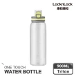 【LocknLock樂扣樂扣】2入-Tritan彈蓋手提隨身水壺900ml/附濾網(4色任選/大口徑/運動水壺/直飲)