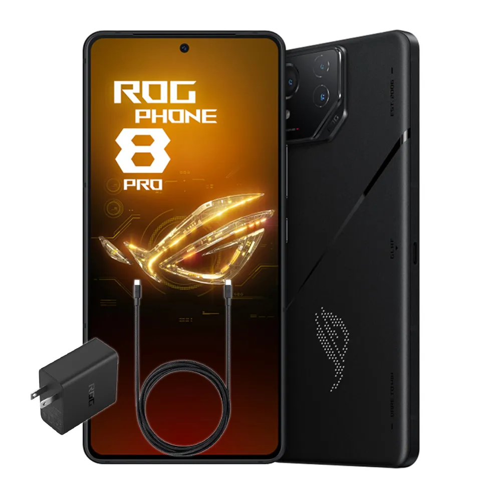 限量贈碎屏險【ASUS 華碩】ROG Phone 8 Pro 16G/512G(原廠快充組 